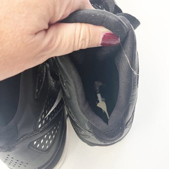 NIKE AIR MAX VTG MEN DESTINY FLYWIRE BASKETBALL SNEAKERS SHOES SIZE 9.5 Black - Picture 5 of 7